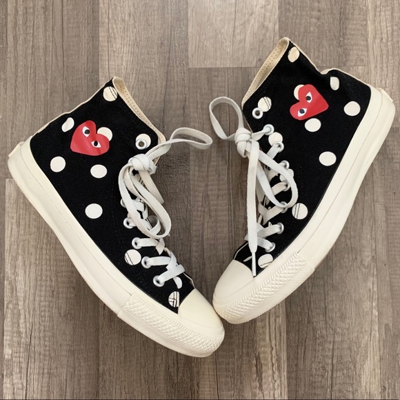 Comme des Garcons PLAY Shoes - Comme Des Garçons Play X Converse High Top  Shoe